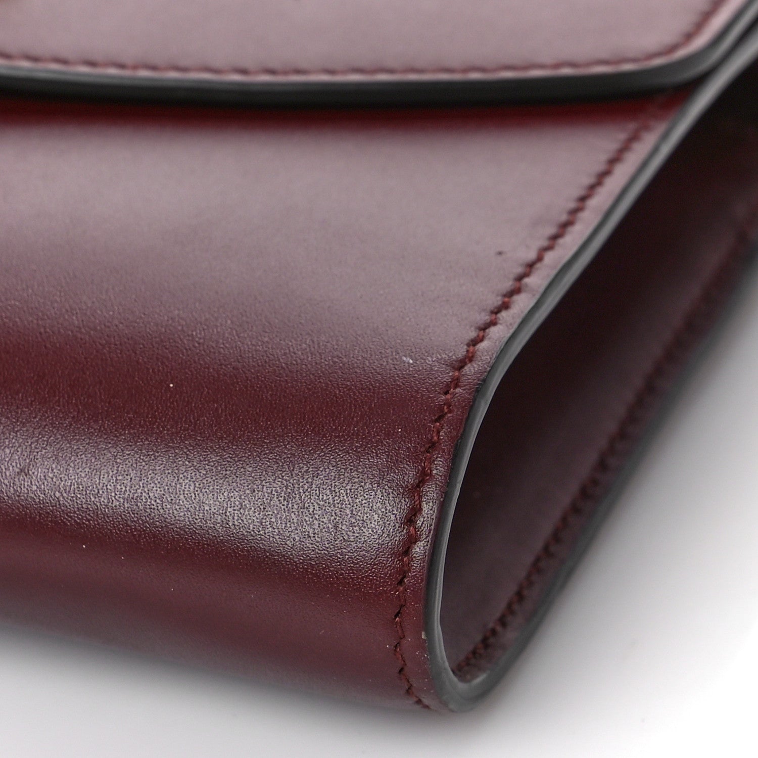 Gucci Shibuya Calfskin Small Zumi Shoulder Bag Vintage Bordeaux 9 of 10