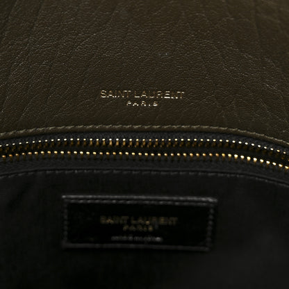 Saint Laurent Grained Lambskin Monogram Large Niki Chain Satchel Light Musk 6 of 11
