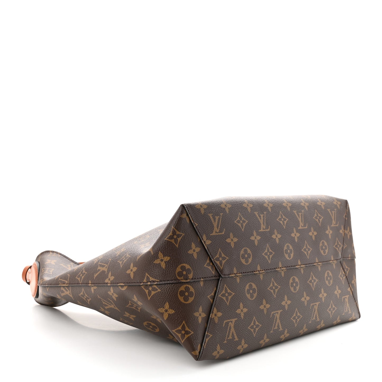 Monogram Flower Hobo Caramel