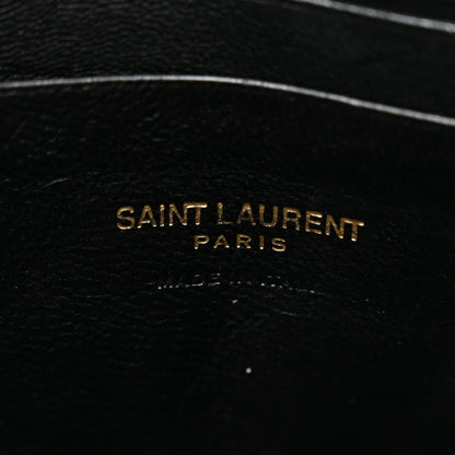 Saint Laurent Grain De Poudre Matelasse Monogram Mini Lou Camera Bag Light Sage 6 of 11