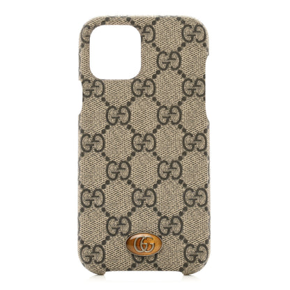 Gucci GG Supreme Monogram Ophidia iPhone 12/12 Pro Case 1 of 6