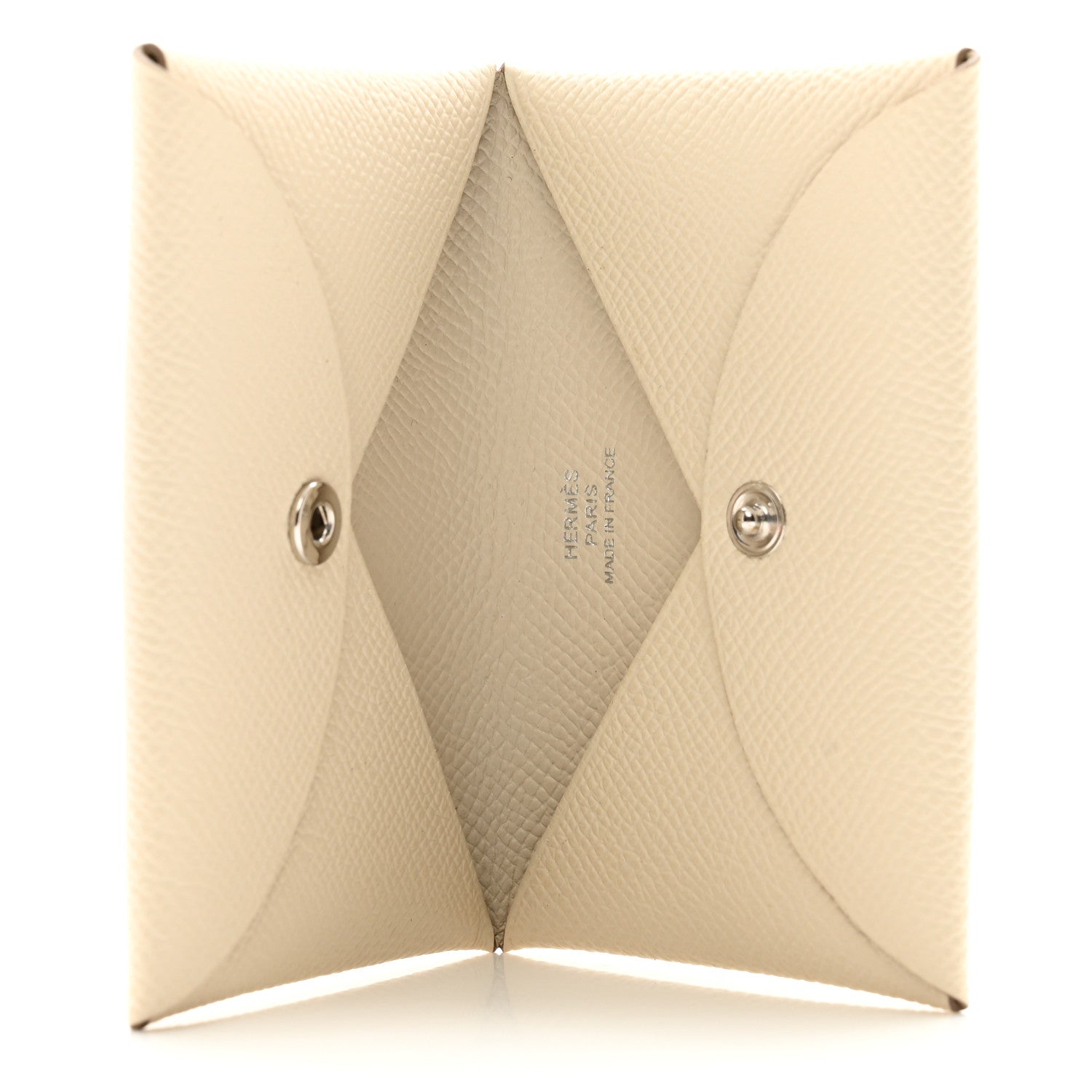 Hermes Epsom Calvi Card Case Craie 5 of 8