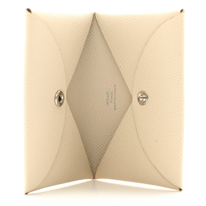 Hermes Epsom Calvi Card Case Craie 5 of 8