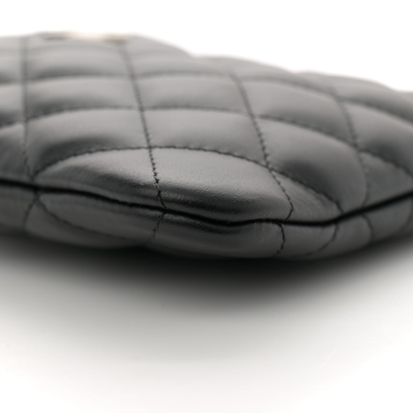 Lambskin Quilted Crossbody Bag Black