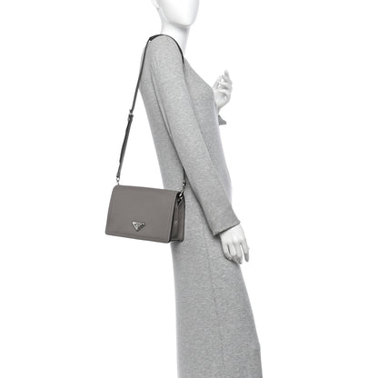 Prada Glace Calf Shoulder Bag Argilla 3 of 21