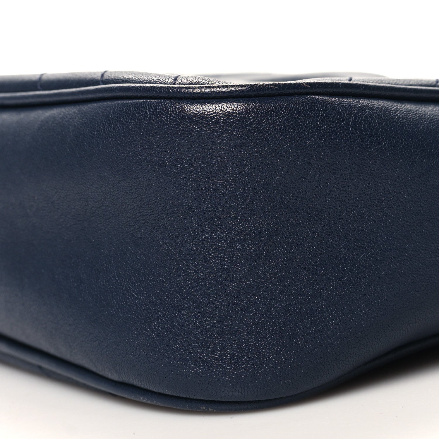 Gucci Sakai Be Green Calfskin Diagonal Stitched Small Blondie Shoulder Bag Blue Agata 10 of 13