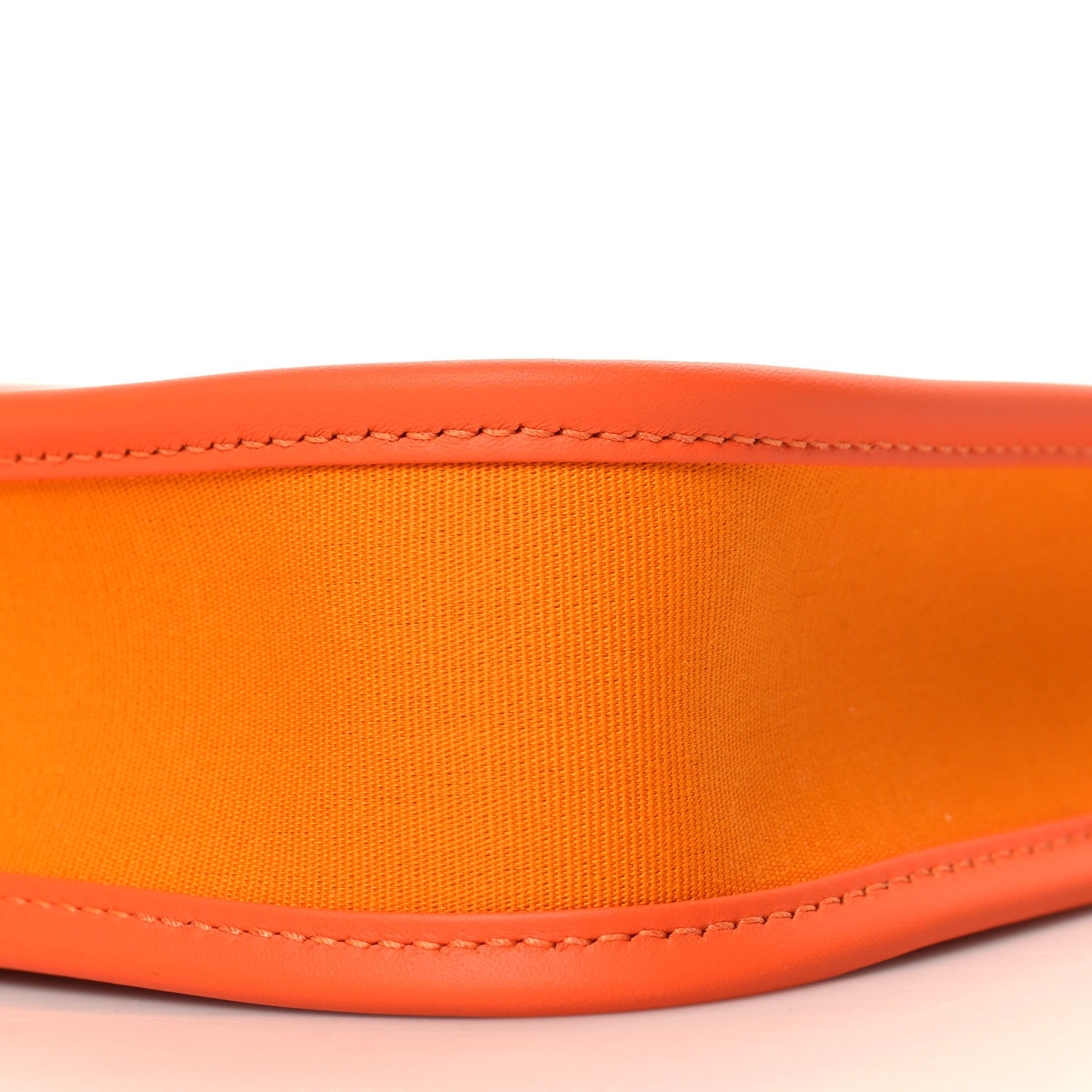 Hermes Toile Officier Swift Neo Evelyne TPM Jaune D'Or Feu Orange Minium 10 of 11