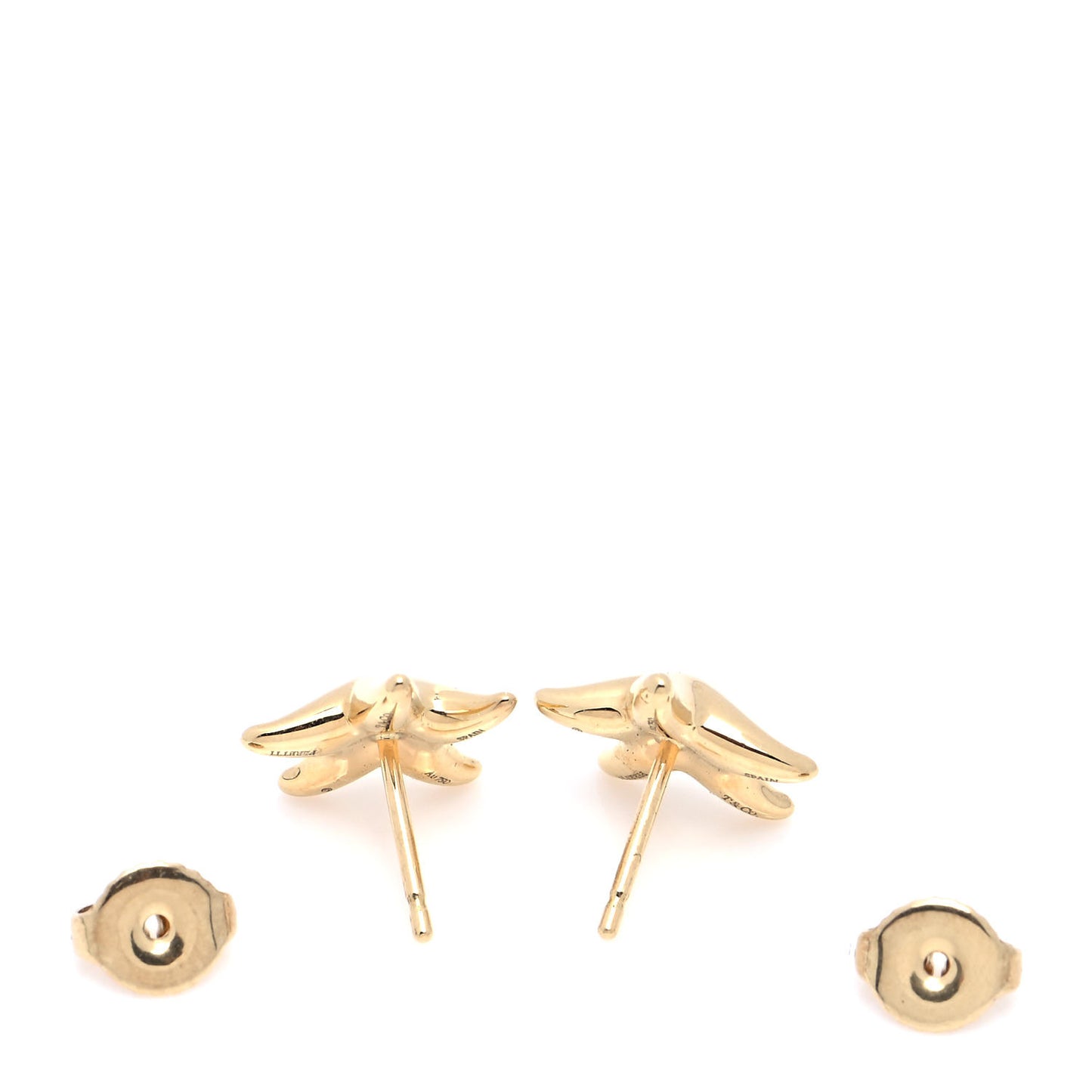 18K Yellow Gold 12mm Elsa Peretti Starfish Earrings