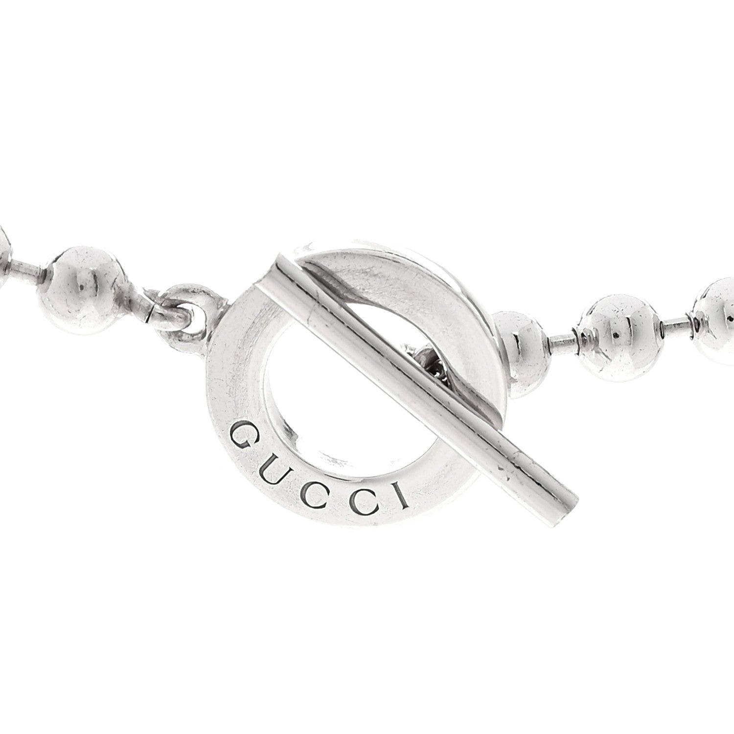 Gucci Sterling Silver Interlocking G Pendant Necklace 4 of 6