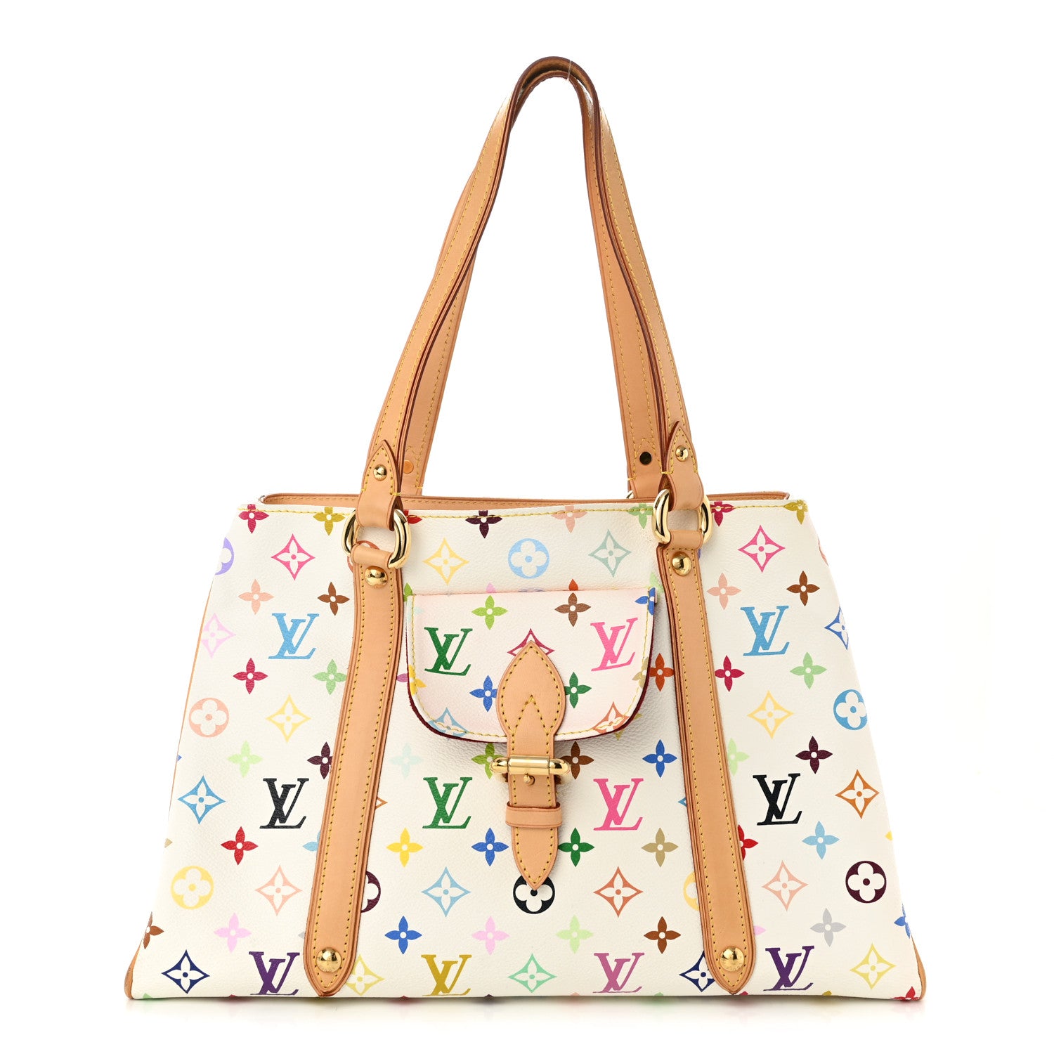 Louis Vuitton Monogram Multicolor Aurelia MM White 1 of 9