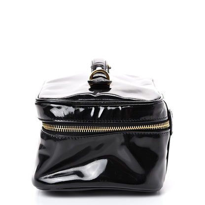 Chanel Patent Vanity Cosmetic Case Black 9 of 12
