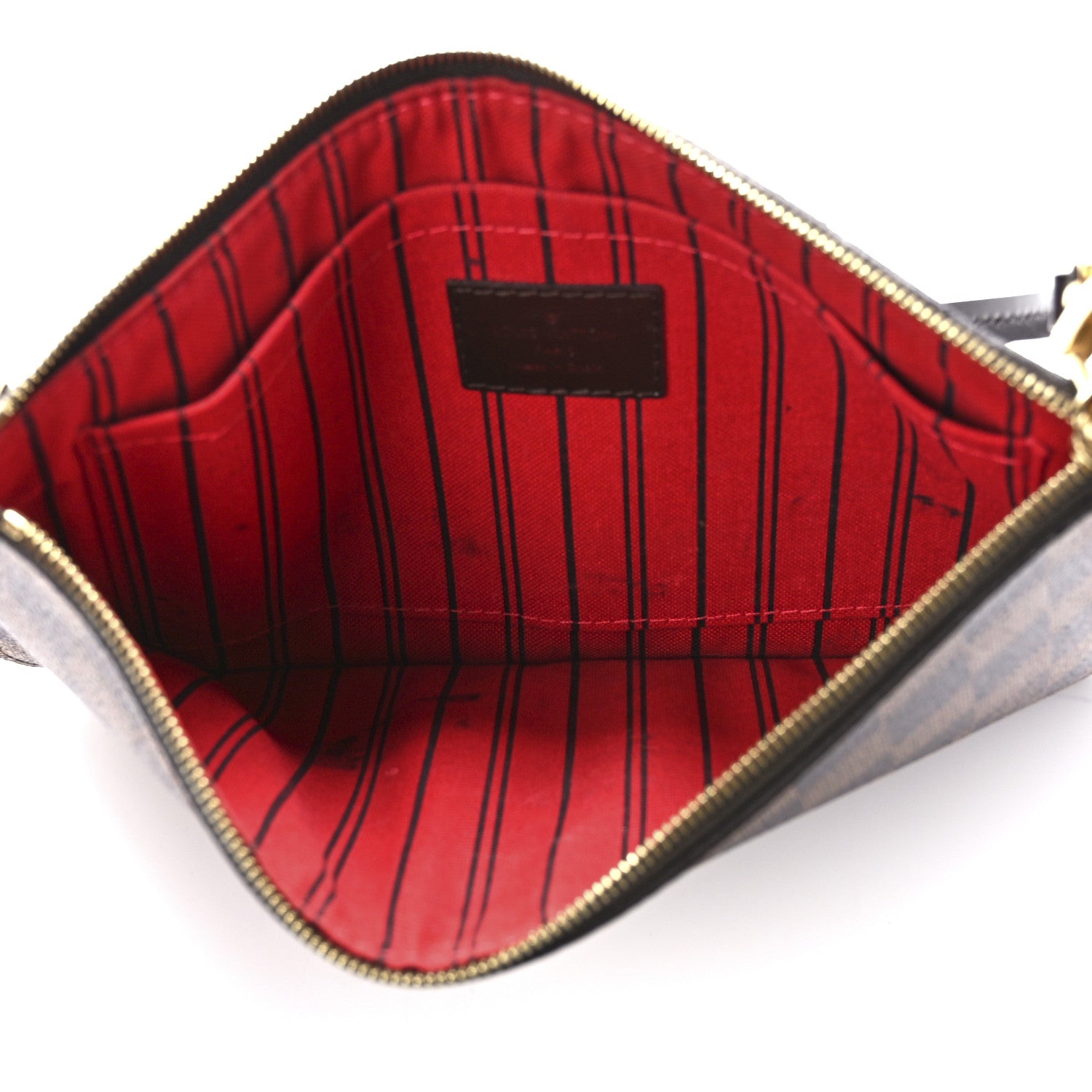 Louis Vuitton Damier Ebene Neverfull MM GM Pochette 5 of 11