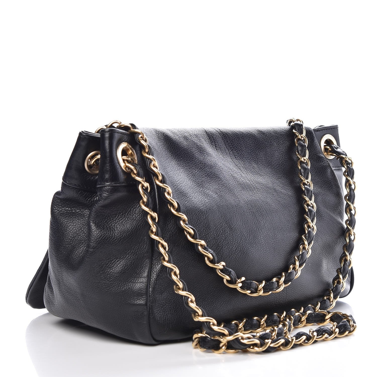 Chanel Grained Calfskin Metal Mosaic Flap Black 3 of 9