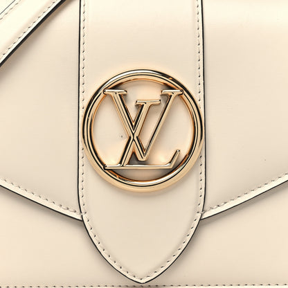 Louis Vuitton Smooth Calfskin LV Pont 9 Cream 9 of 12