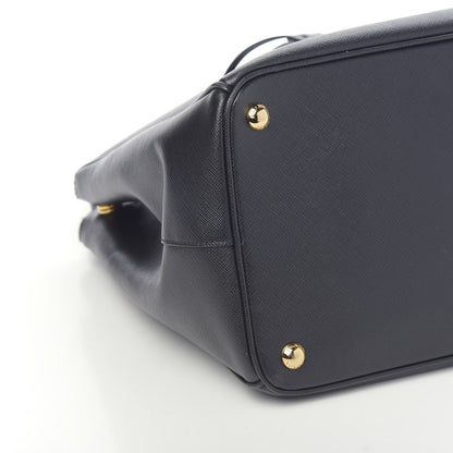 Prada Saffiano Medium Galleria Double Zip Tote Black 7 of 13