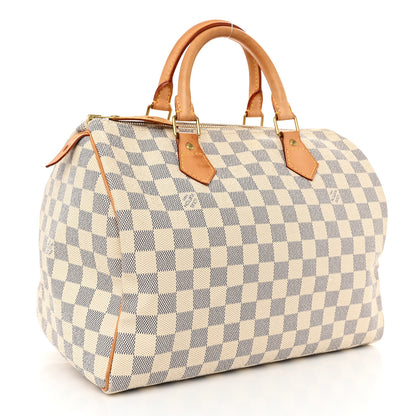 Louis Vuitton Damier Azur Speedy 30 3 of 12