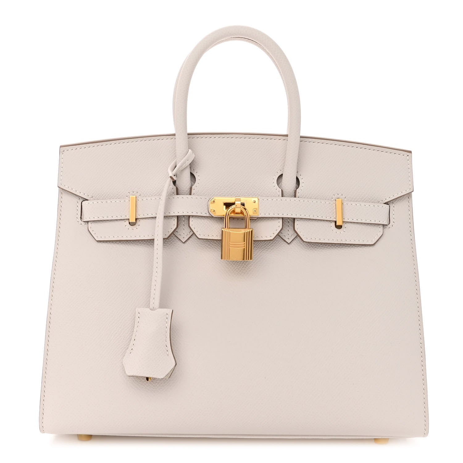 Hermes Epsom Birkin Sellier 25 Gris Pale 1 of 12