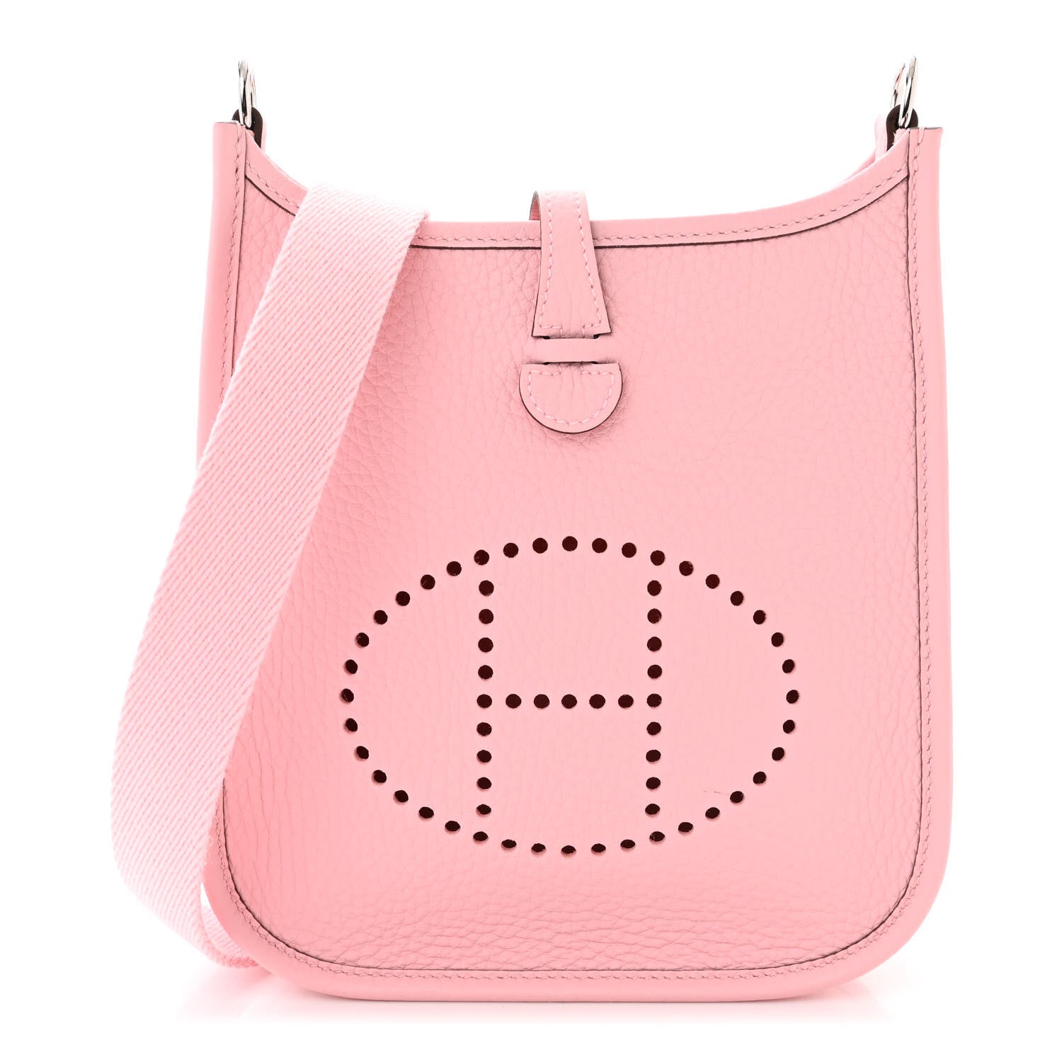 Hermes Taurillon Clemence Evelyne TPM Rose Sakura 1 of 11