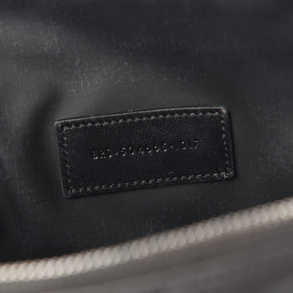 Saint Laurent Lambskin Matelasse Cosmetic Case Asphalt 7 of 8