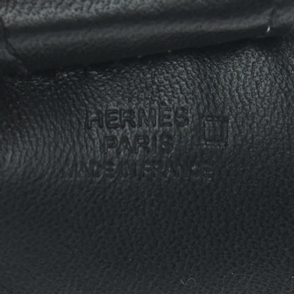 Hermes Milo Lambskin Matte Alligator Touch Grigri Rodeo Horse Bag Charm MM So Black 4 of 4