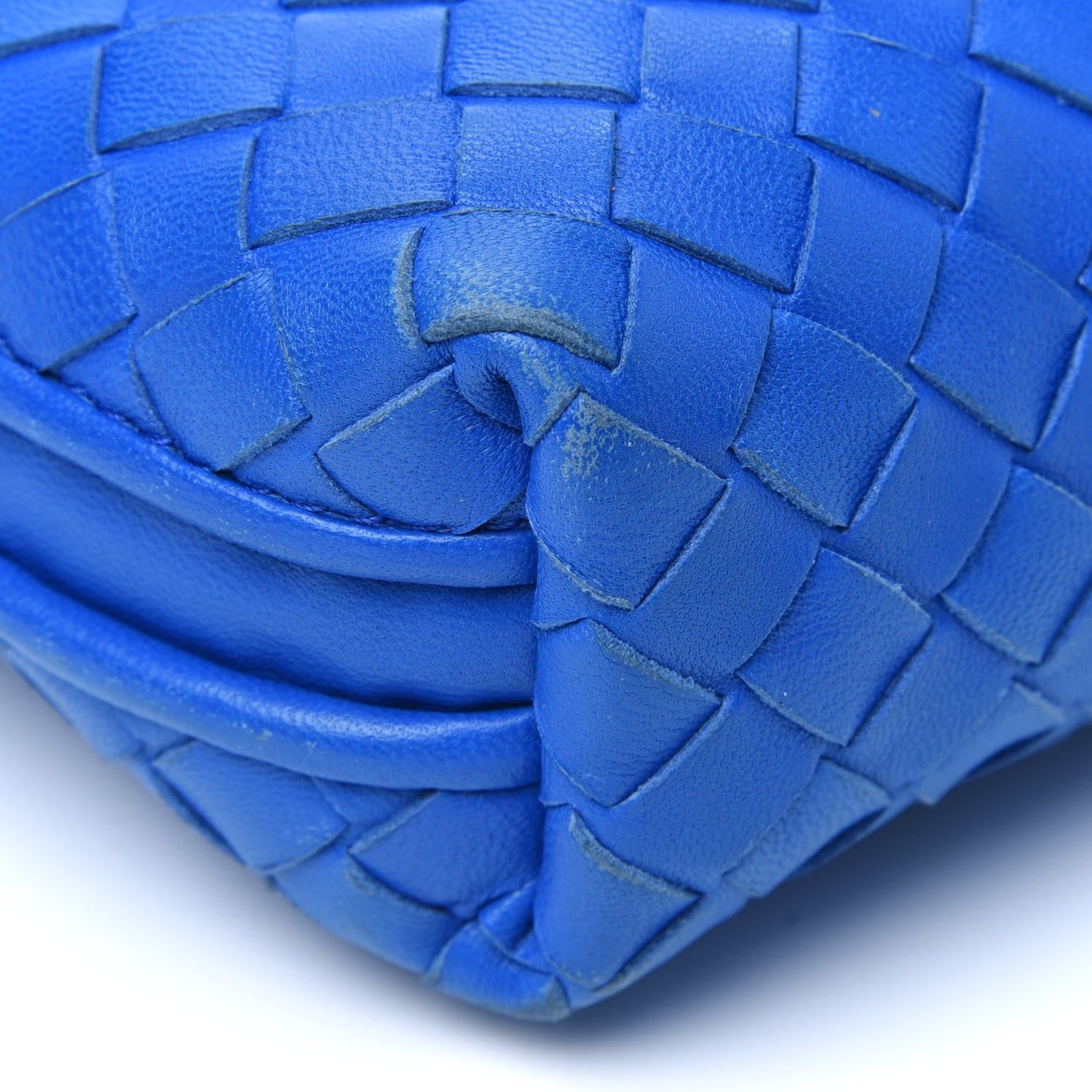Bottega Veneta Nappa Intrecciato Pillow Crossbody Messenger Signal Blue 17 of 31