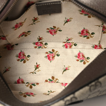 Gucci GG Supreme Monogram Web Neo Vintage Shoulder Bag Beige New Acero Crop 4 of 10