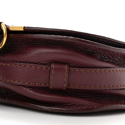 Chloe Grained Calfskin Mini Marcie Round Crossbody Bag Wild Purple 11 of 14