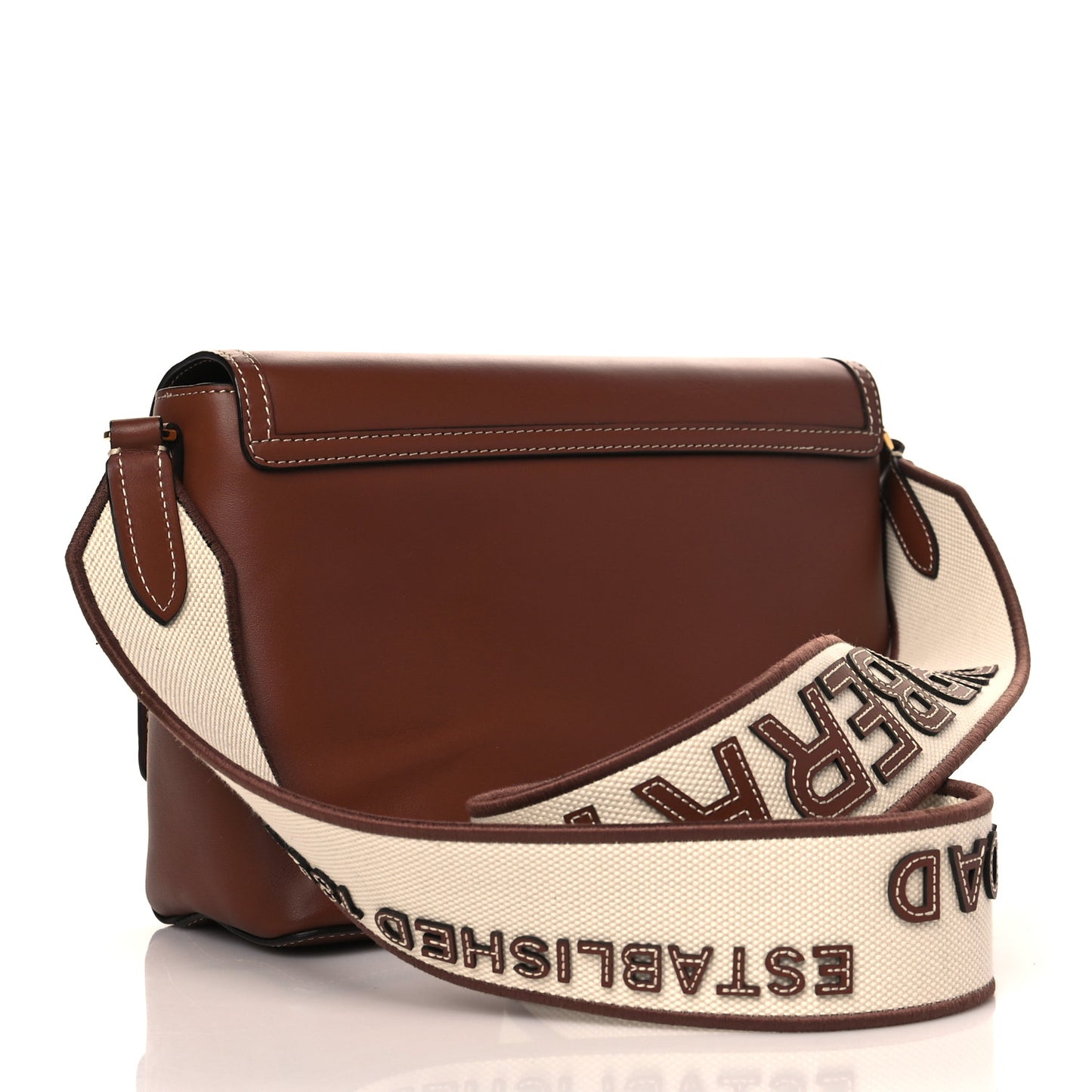 Calfskin Note Crossbody Bag Tan