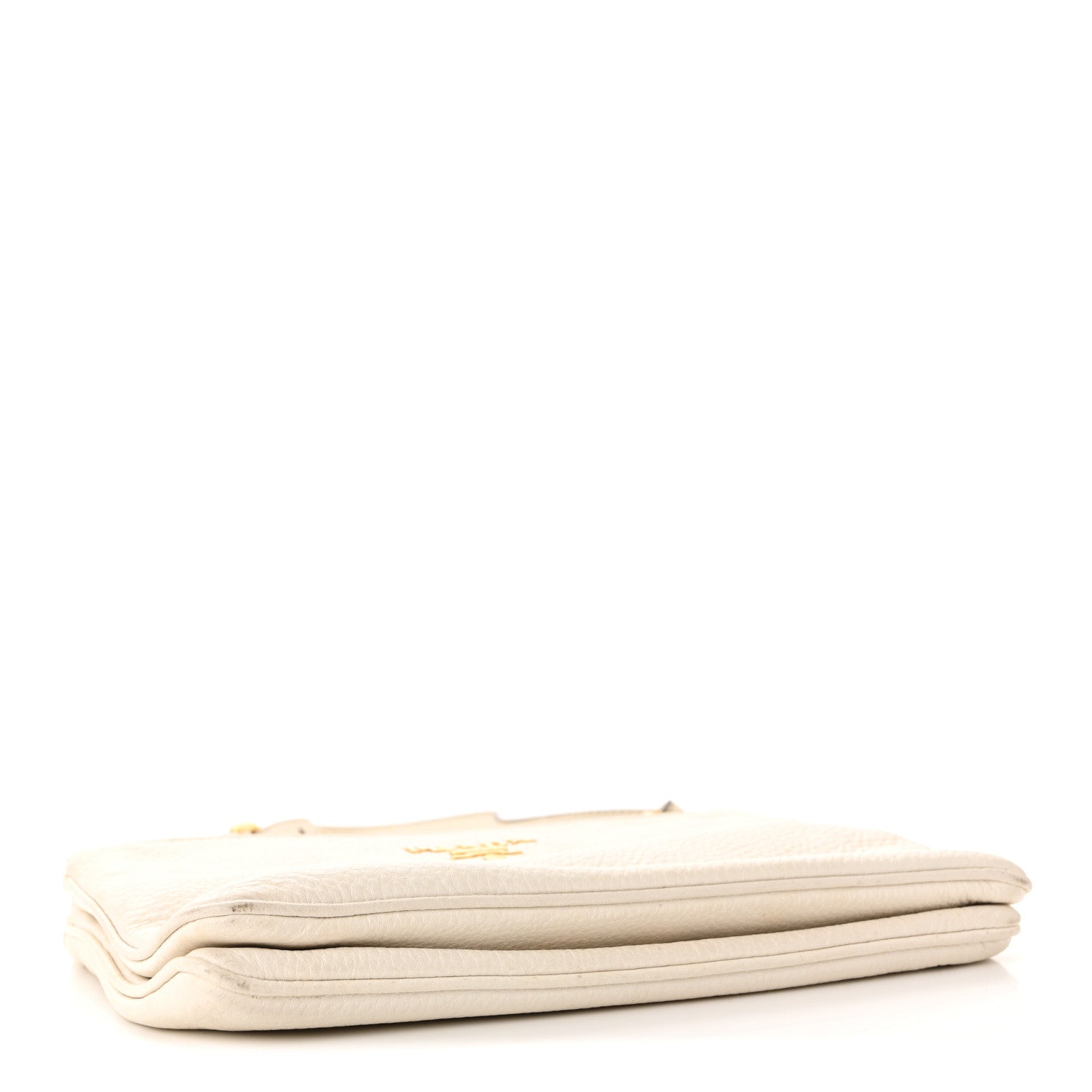 Prada Vitello Phenix Double Zip Crossbody Bag White 4 of 9