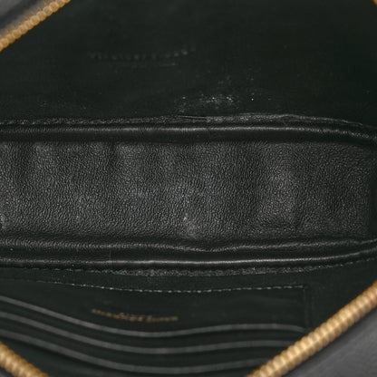 Saint Laurent Grain De Poudre Matelasse Monogram Mini Lou Camera Bag Black 11 of 12