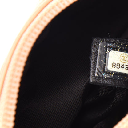 Chanel Calfskin Quilted Small Cambon Messenger Beige Black 7 of 10