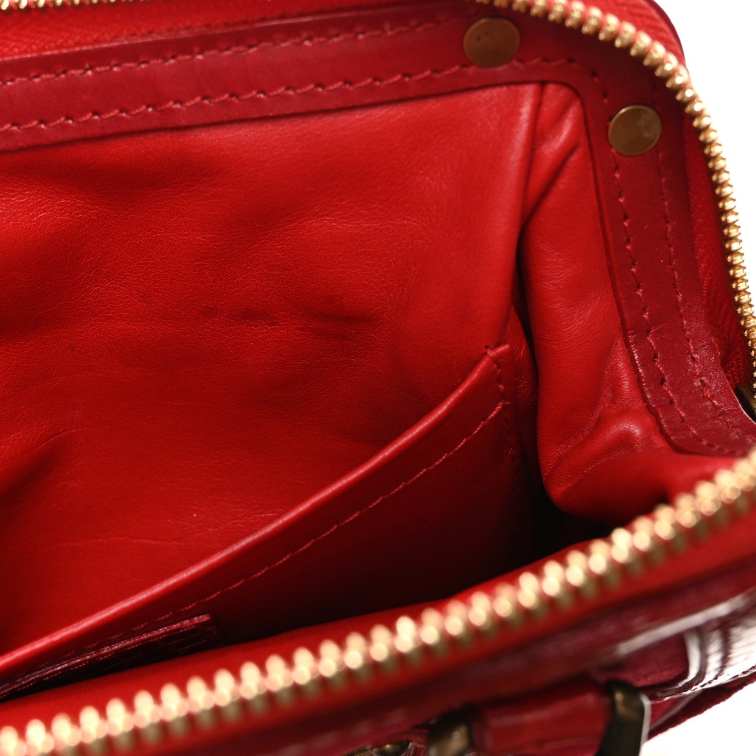 Louis Vuitton Monogram Velours Alligator Gracie PM Rouge 10 of 10