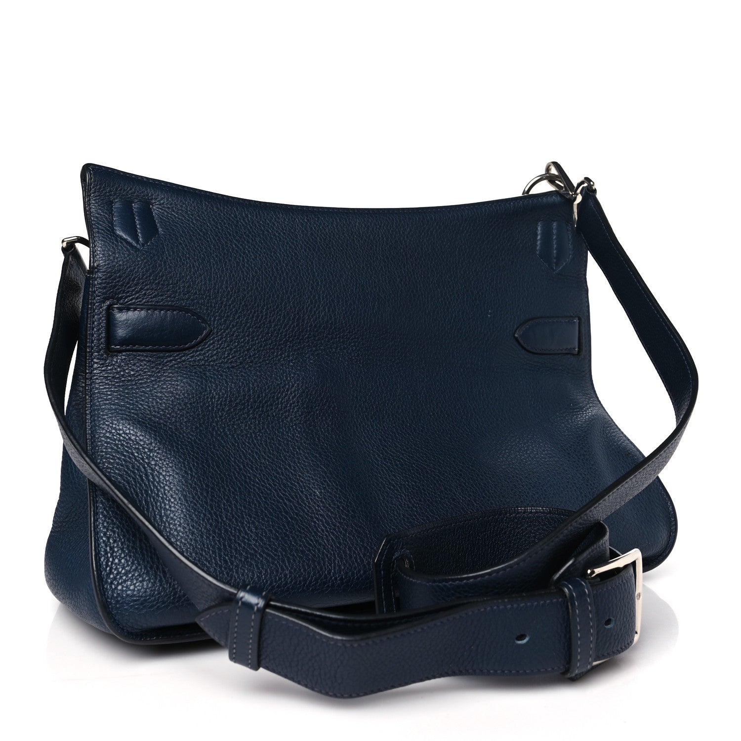 Hermes Taurillon Clemence Jypsiere 34 Bleu de Prusse 3 of 10