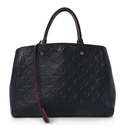 Louis Vuitton Empreinte Montaigne GM Marine Rouge 1 of 13