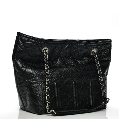 Chanel Calfskin Small Shopping In Moscow Tote Black 3 of 7