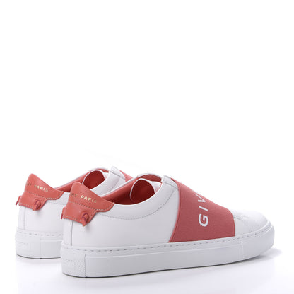 Givenchy Calfskin Band Logo Womens Urban Street Sneakers 36 White Red 4 of 11