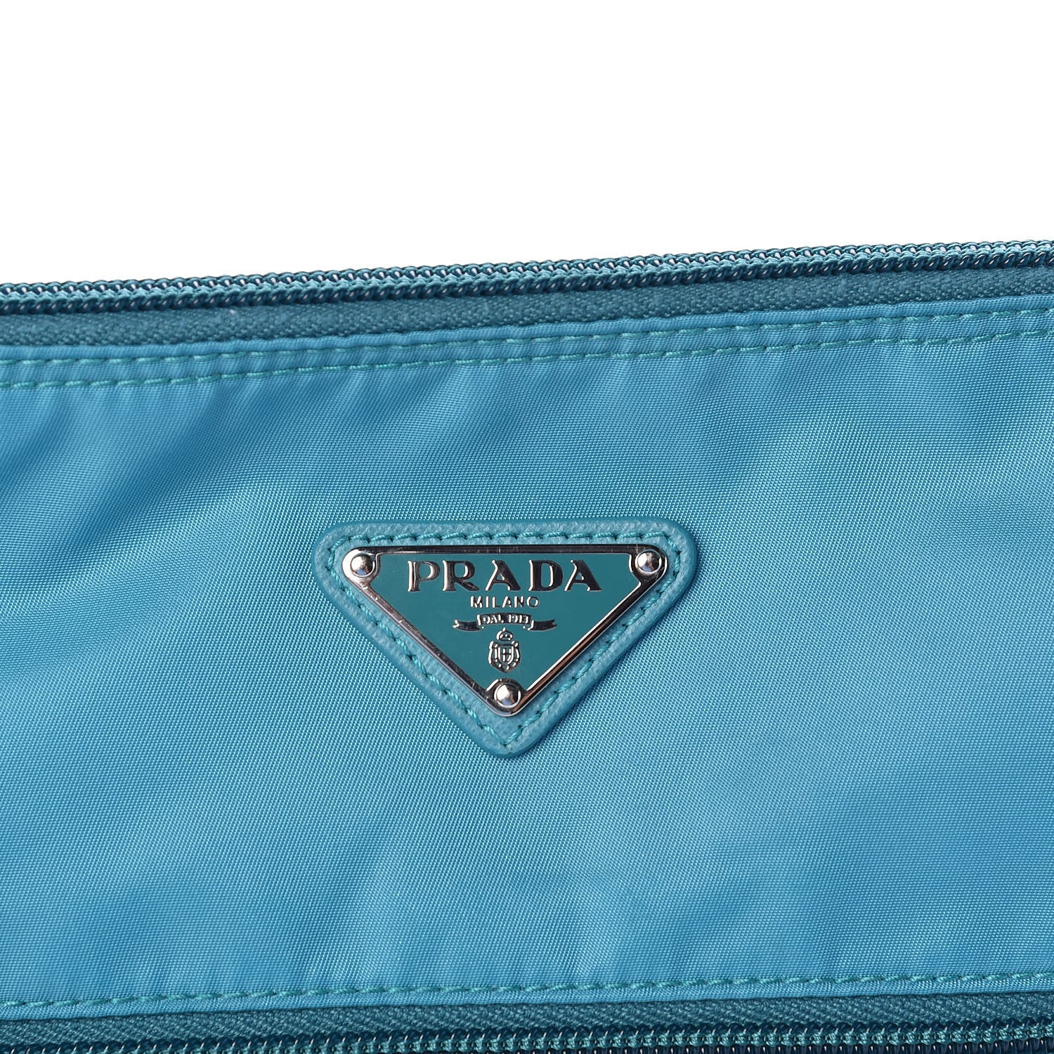 Prada Nylon Vela Flat Messenger Bag Turchese 10 of 10