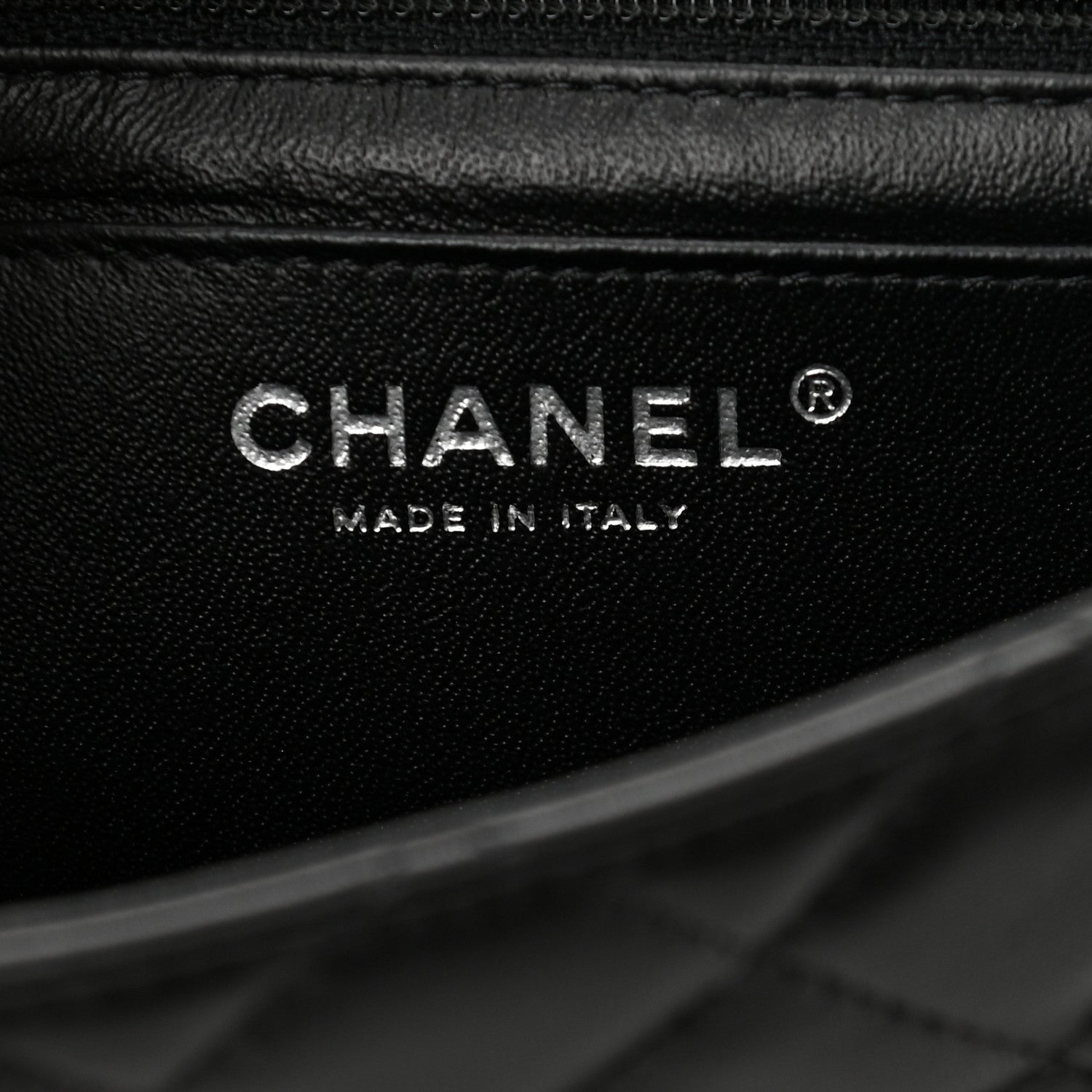 Chanel Lambskin Quilted Mini Square Flap Black 6 of 11