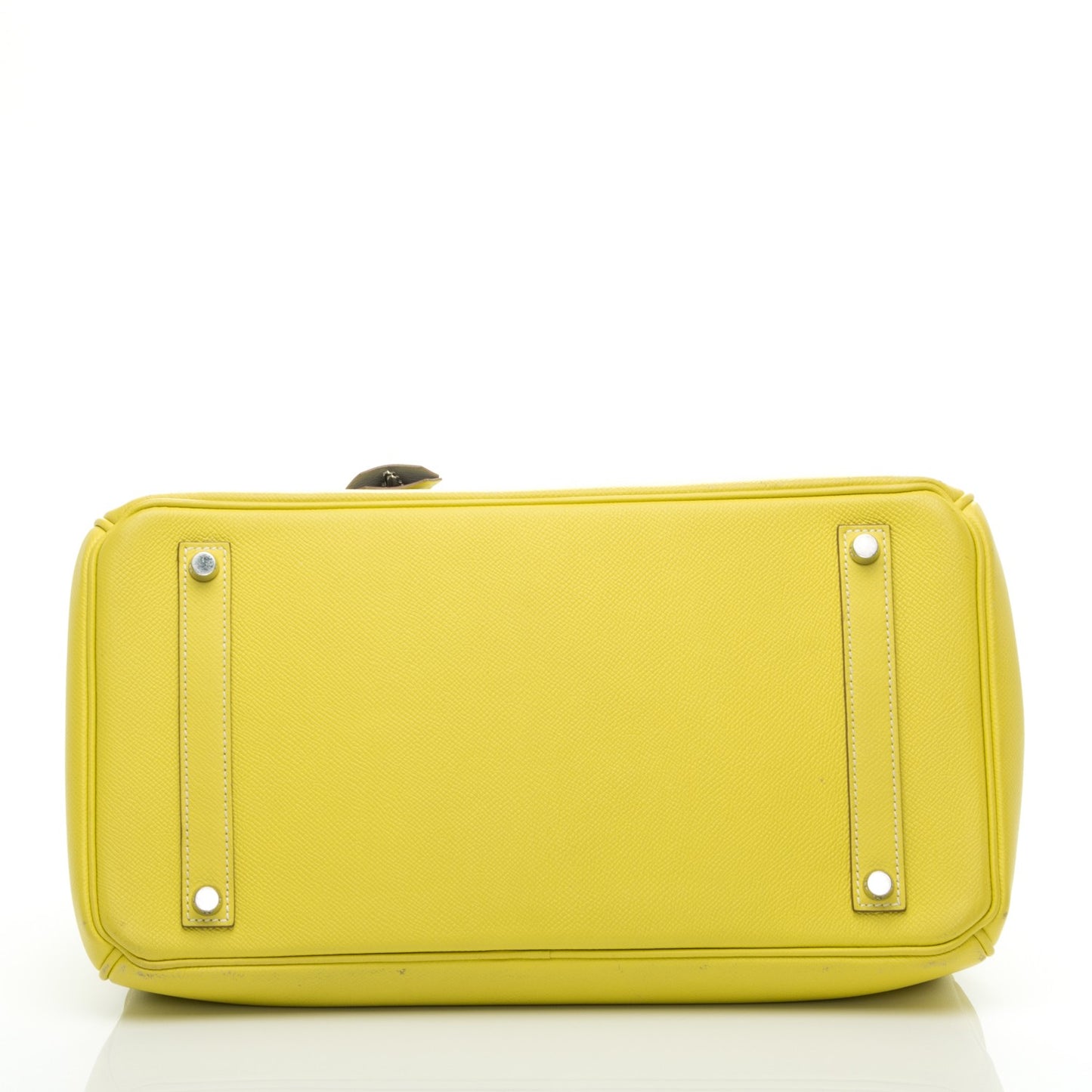 Epsom Candy Birkin 35 Lime Gris Perle