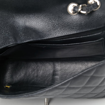 Chanel Caviar Quilted Jumbo Single Flap Black 4 of 6
