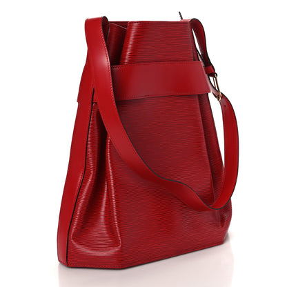Louis Vuitton Epi Sac D'Epaule GM Castillan Red 4 of 8