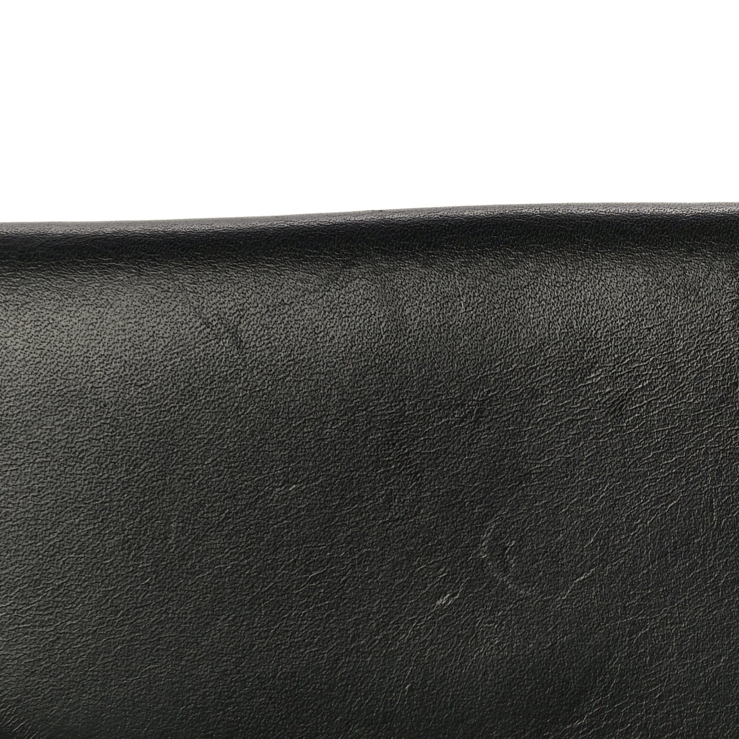 Calfskin Web Compact Wallet Black