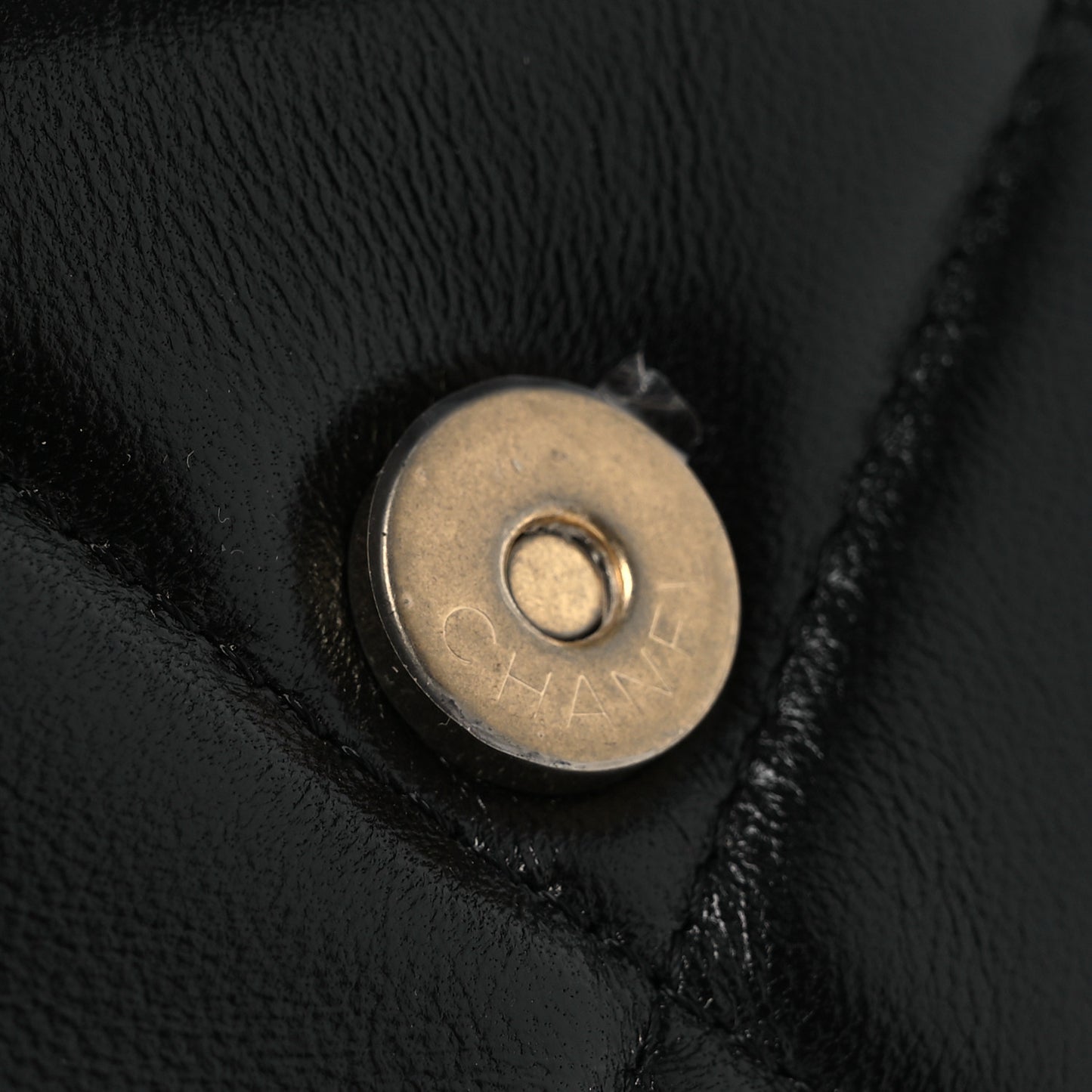 Lambskin Quilted Chanel 19 Flap Belt Bag Black