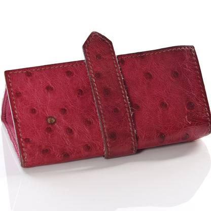 Hermes Ostrich Bearn Multicles 4 Key Holder 10 of 14