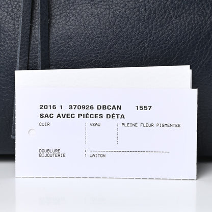Balenciaga Veau Papier A6 Zip Around Tote Bleu Nuit 15 of 15