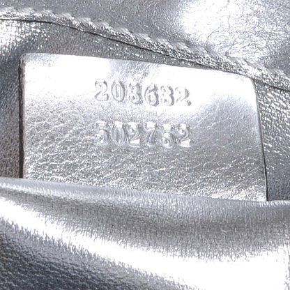 Gucci Leather Hysteria Clutch Silver 7 of 8