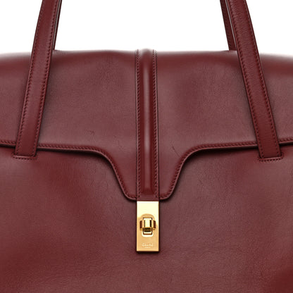 Celine Calfskin Large Soft 16 Bag Burgundy 8 of 10