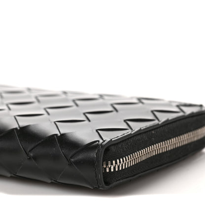 Bottega Veneta Nappa Intrecciato Zip Around Wallet Black 8 of 8