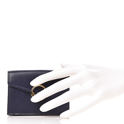 Fendi Vitello Liberty Lucido F is Fendi Micro Tri-Fold Envelope Wallet Blueberry 2 of 8