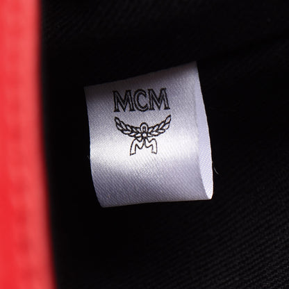 MCM Lambskin Tumbler Backpack Red 7 of 16